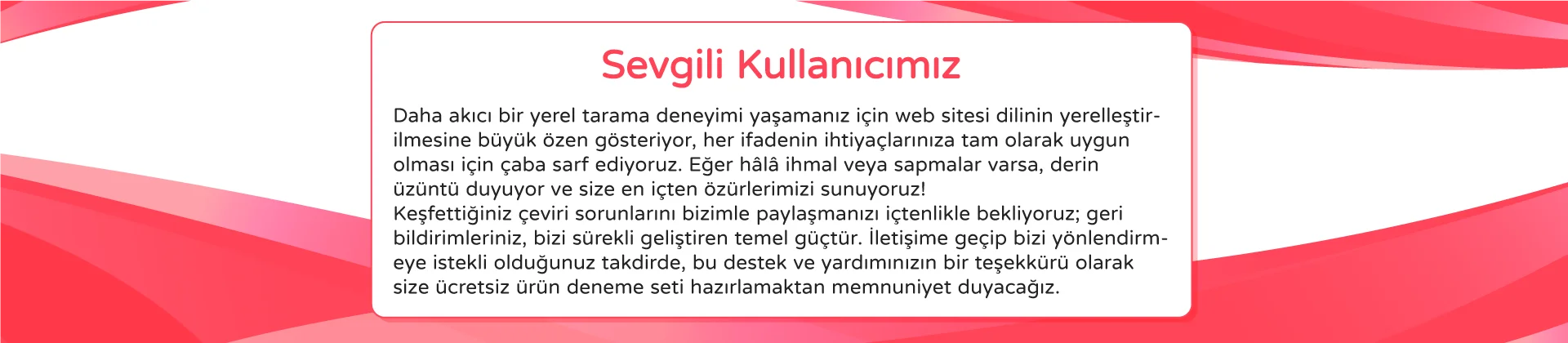 A Letter to Our Users