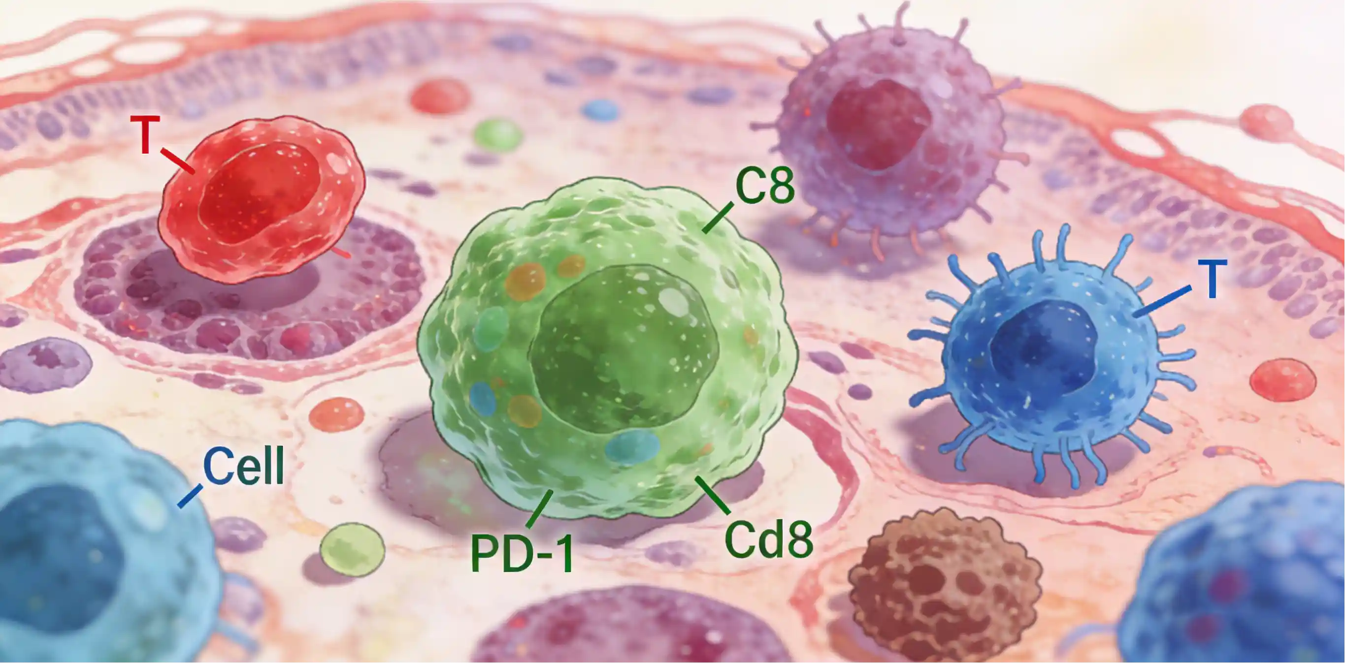 Immunosuppressive Tumor Microenvironment IHC