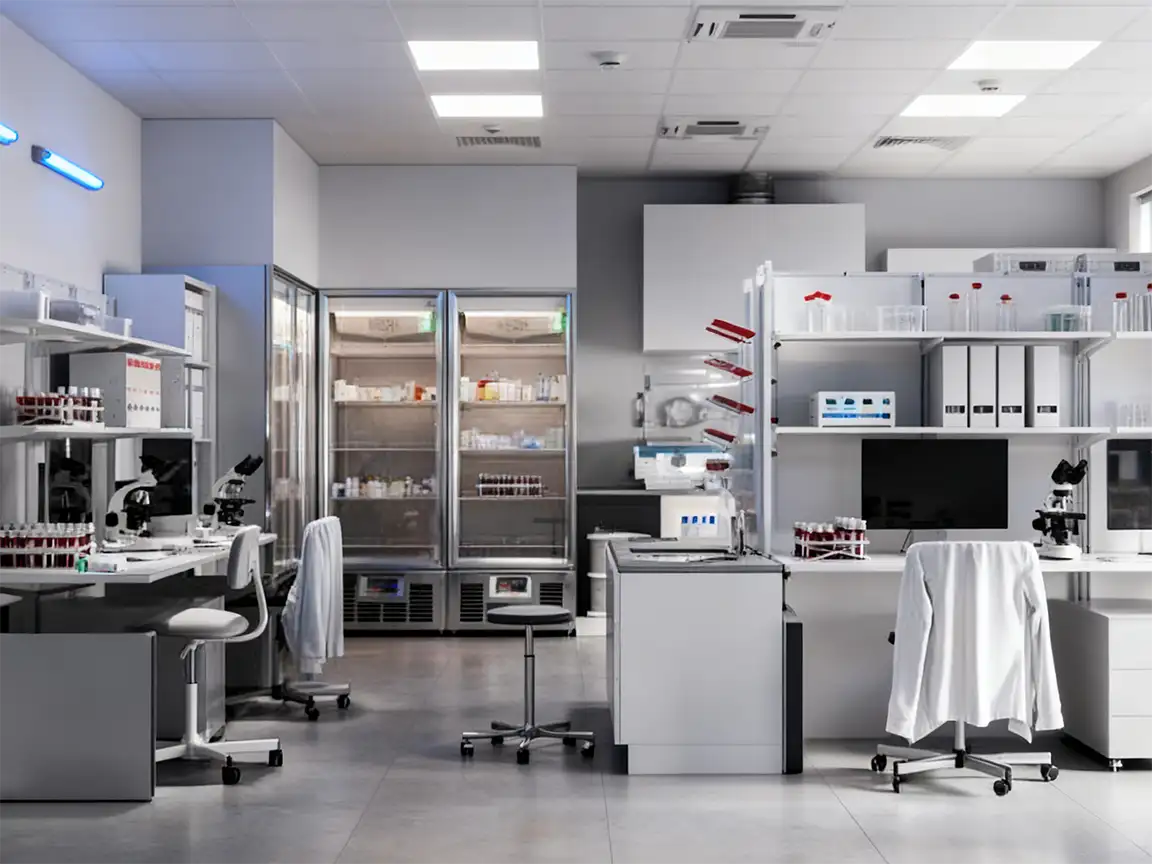 Laboratory research with cell cultures