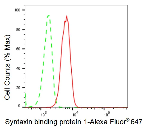 Flow cytometry - KD-Validated Syntaxin Binding Protein 1 Recombinant Rabbit Monoclonal Antibody - KVAb01475